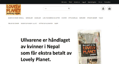 Desktop Screenshot of lovelyplanet.no